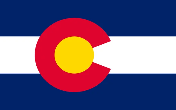 Flagge von colorado, USA — Stockfoto