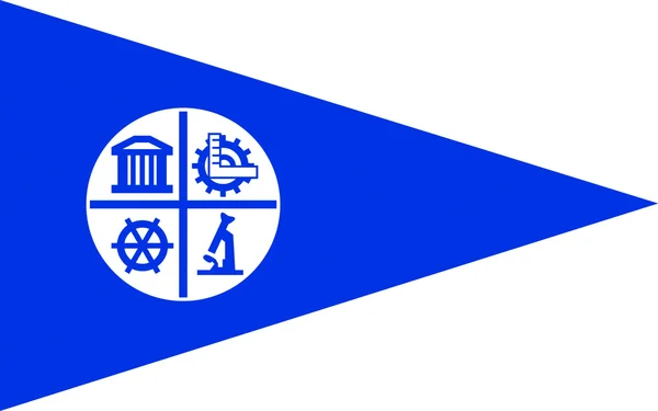 Flaga z Minneapolis w stanie Minnesota, Stany Zjednoczone Ameryki — Zdjęcie stockowe