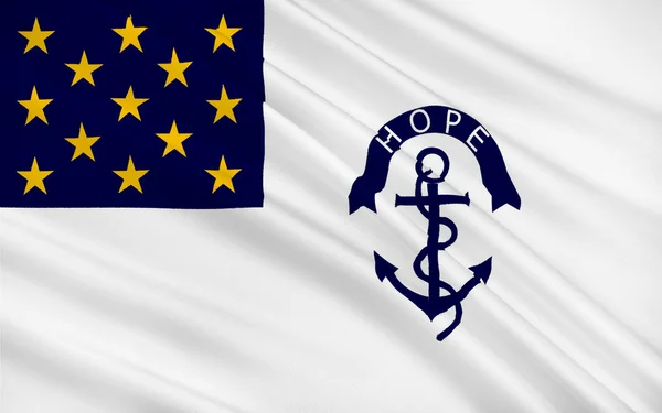 Vlajka Rhode Island, Usa — Stock fotografie