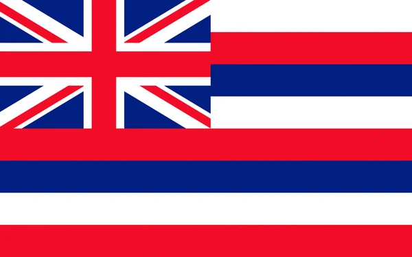 Flag of Hawaii, USA — Stock Photo, Image