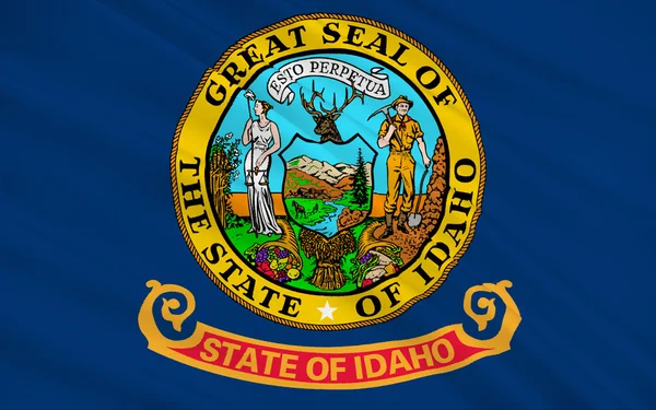 Bandera de Idaho, Estados Unidos — Foto de Stock