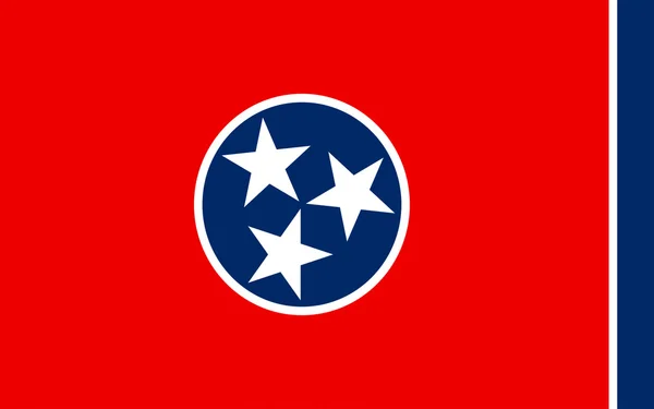 Bandiera del Tennessee, Stati Uniti d'America — Foto Stock