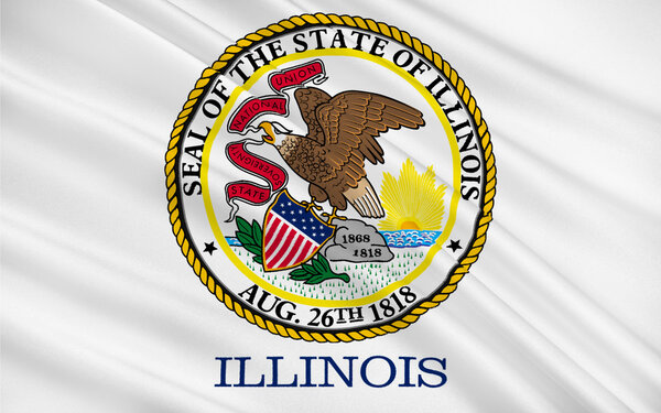 Flag of Illinois, USA