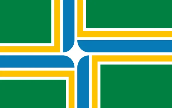 Bandera de Portland en Oregon, USA —  Fotos de Stock