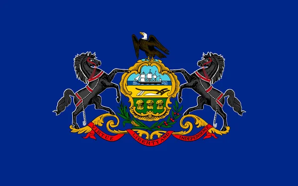 Flag of Pennsylvania, USA — Stock Photo, Image