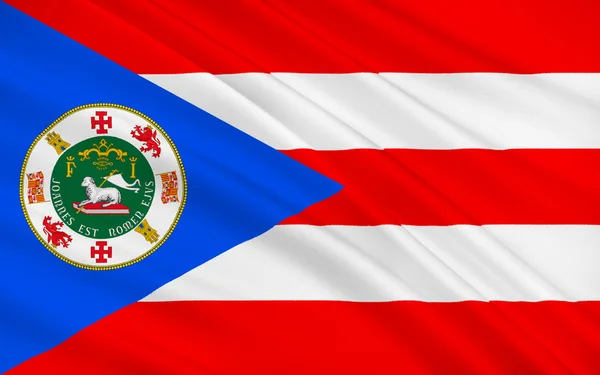 Bandeira de Puerto Rico, Estados Unidos — Fotografia de Stock