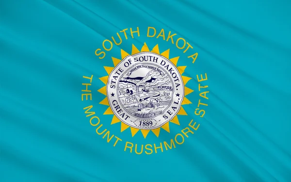 Bandeira de South Dakota, Estados Unidos — Fotografia de Stock