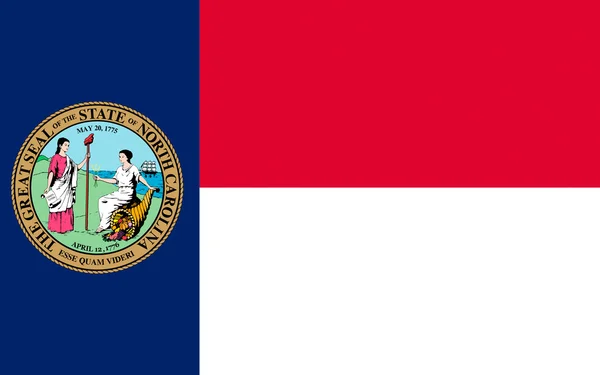 Bandiera del North Carolina, USA — Foto Stock