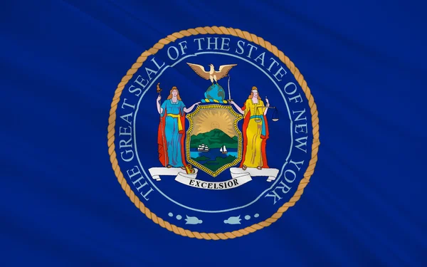 Σημαία της Νέας Υόρκης, ΗΠΑ — Φωτογραφία Αρχείου