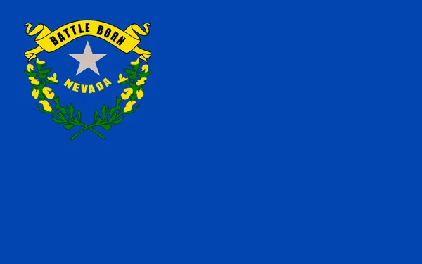 Flag of Nevada, USA — Stock Photo, Image