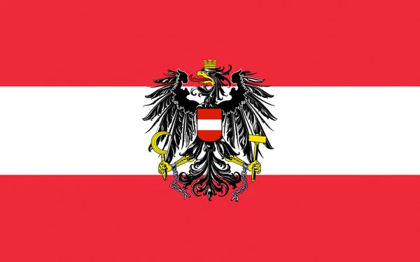 Flagge von Österreich — Stockfoto