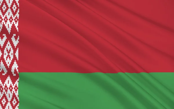 Vlag van Belarus — Stockfoto
