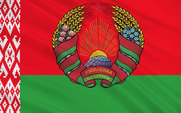 Bandera de Belarus — Foto de Stock