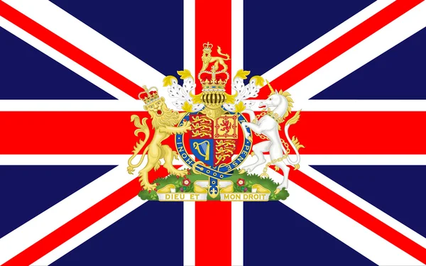 Vlag van meer Londen, of Londen, is een regio van Engeland — Stockfoto