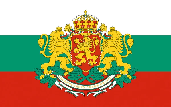 Vlag van Bulgarije — Stockfoto