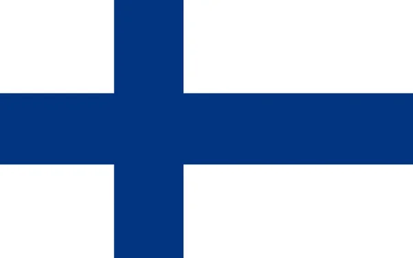 Bandera de Finlandia — Foto de Stock