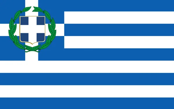 Drapeau de Grèce — Photo