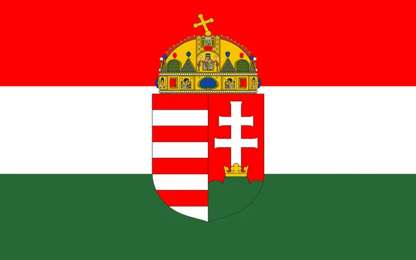 Bendera Hungaria — Stok Foto