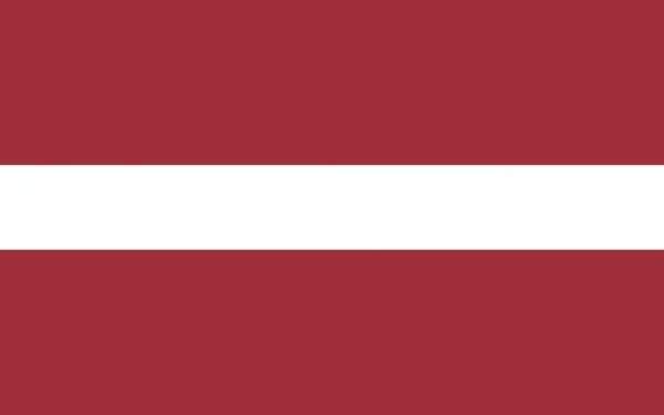 Under lettisk flagg — Stockfoto