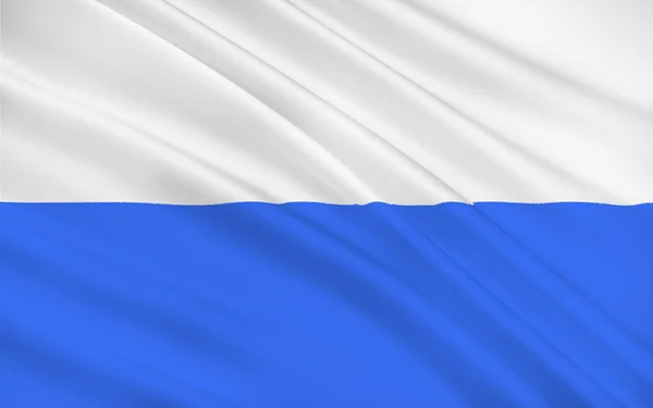 Vlag van Krakau, Polen — Stockfoto