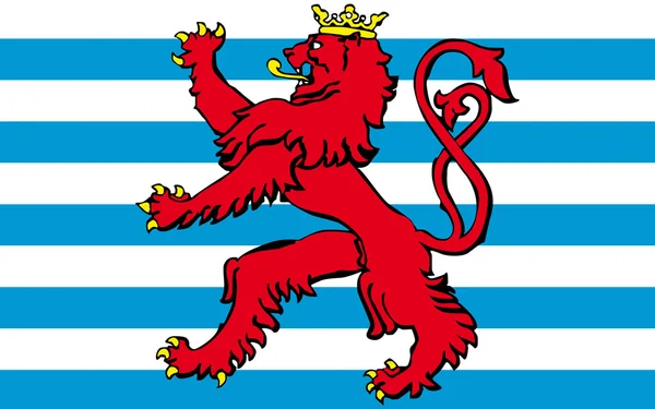 卢森堡国旗 — 图库照片