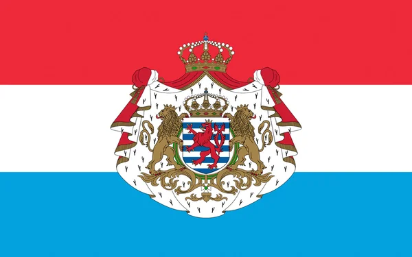 Bandeira do Luxemburgo — Fotografia de Stock