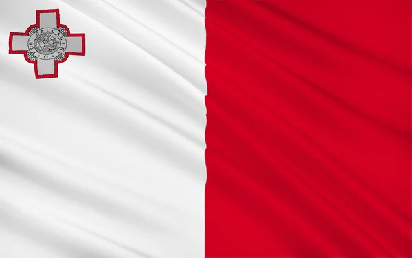 Flagge von Malta — Stockfoto