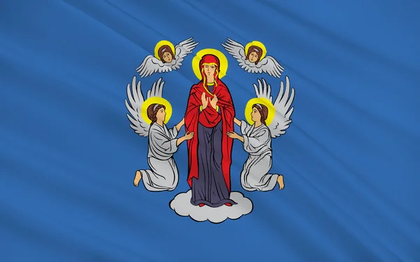 Vlag van Minsk — Stockfoto