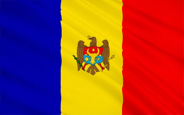 Flag of the Republic of Moldova — Stock Photo, Image