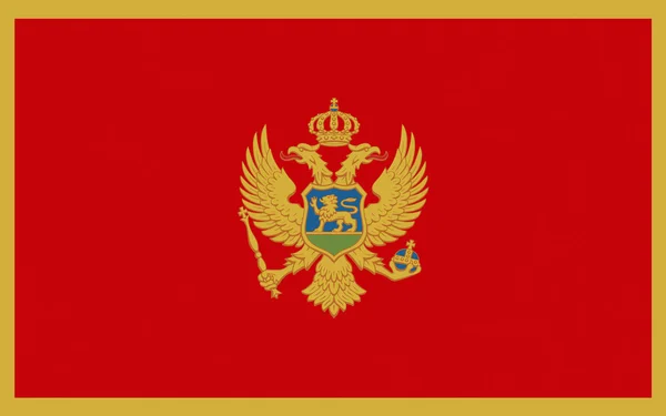 Flag of Montenegro — Stock Photo, Image