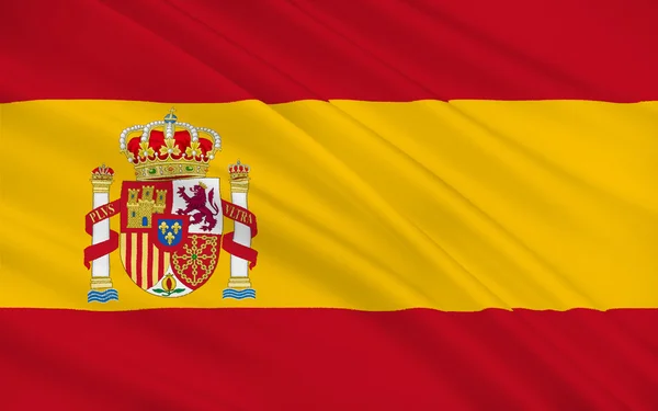 Flagge Spaniens — Stockfoto