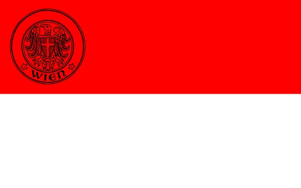 Flaga w Wiedniu, Austria — Zdjęcie stockowe