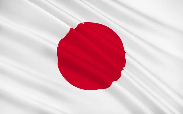 Bandera de Japan — Foto de Stock