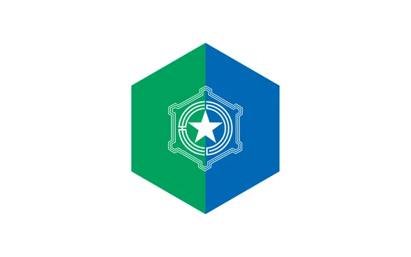 Sapporos flagga, Japan — Stockfoto