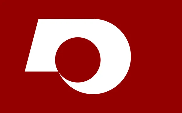 Flag of Kumamoto Prefecture, Japan — Stock Photo, Image