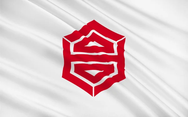 Kochis flagga är huvudstaden i Kochi prefektur, Japan — Stockfoto