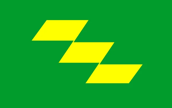 宫崎县的旗子日本 — 图库照片