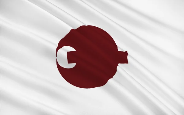 日本奈良县国旗 — 图库照片