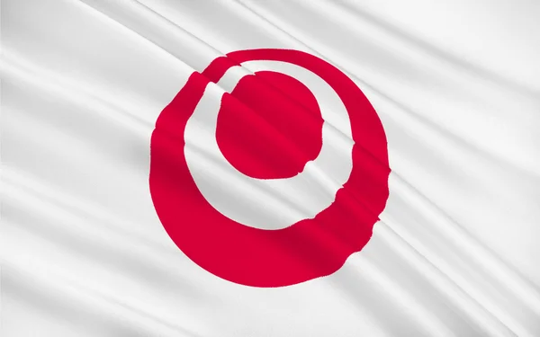 Bandeira da Prefeitura de Okinawa, Japão — Fotografia de Stock