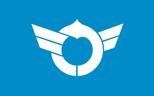 Флаг префектуры Сига, Япония — стоковое фото