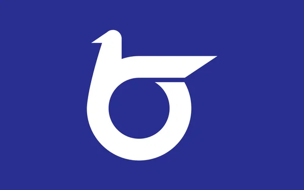 Flagge der Präfektur Tottori, Japan — Stockfoto