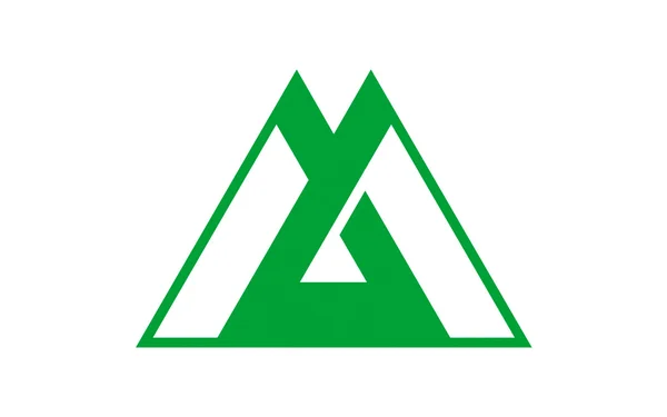 Flaga prefektury Toyama, Japonia — Zdjęcie stockowe