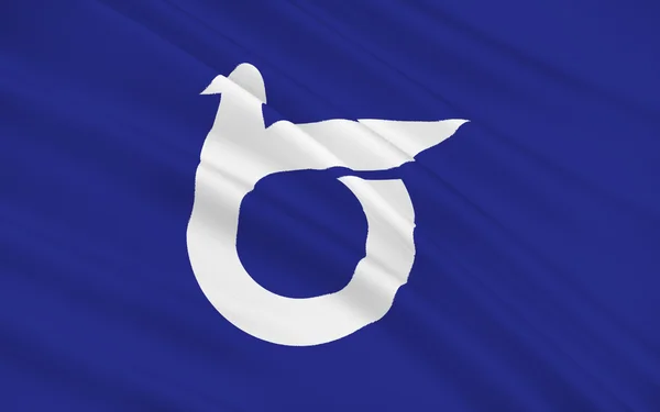 Bandeira da Prefeitura de Tottori, Japão — Fotografia de Stock