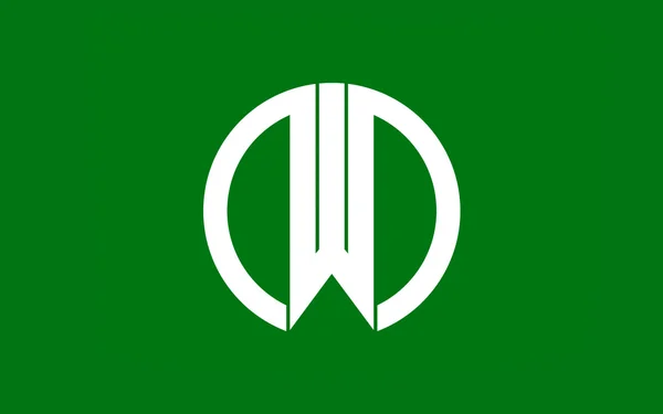 Yamagatská vlajka je hlavní město prefektury Yamagata, JAP — Stock fotografie