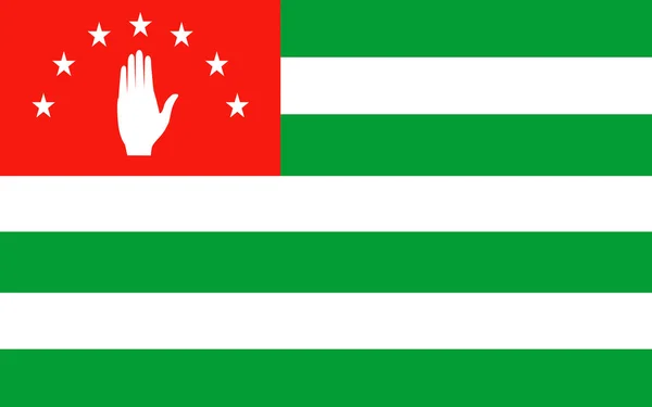 Bandeira de Abkhazia — Fotografia de Stock