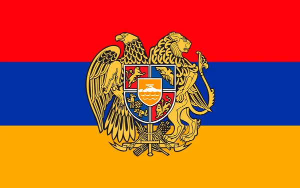 Flagge von Armenien — Stockfoto