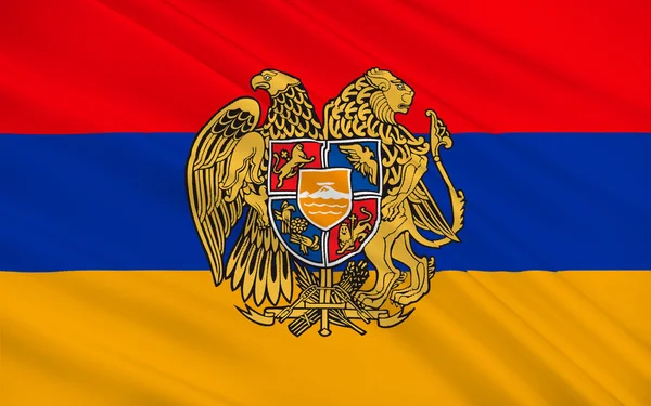 Σημαία της Αρμενίας — Φωτογραφία Αρχείου