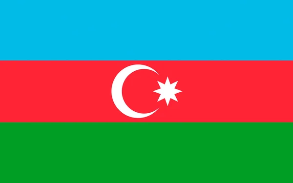 Vlag van Azerbeidzjan — Stockfoto