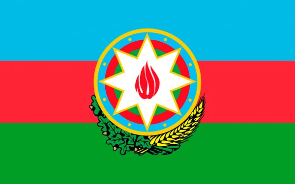 Vlag van Azerbeidzjan — Stockfoto