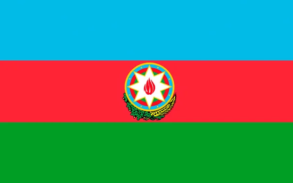 Bandera de Azerbaijan — Foto de Stock